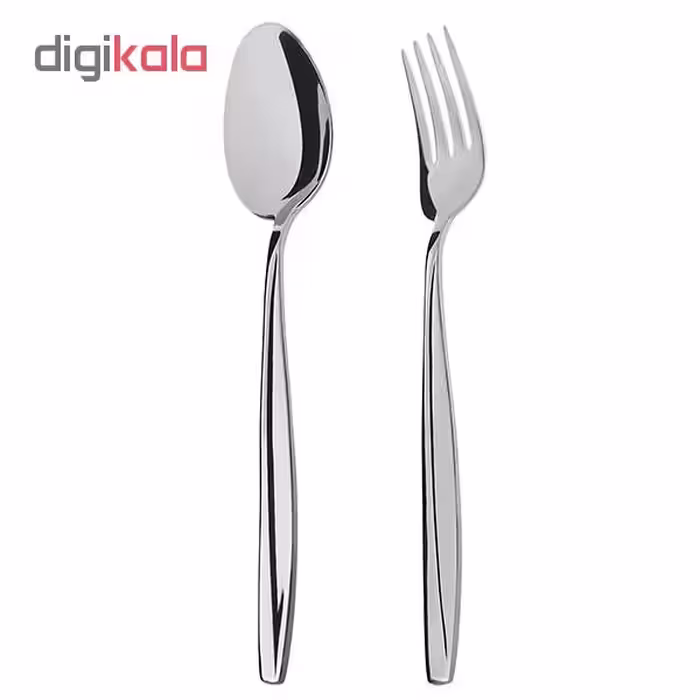 سرویس قاشق و چنگال 12 پارچه مدل w5
