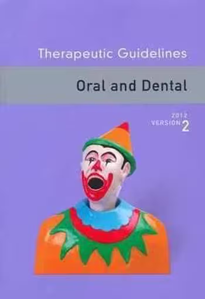[PDF] دانلود کتاب Therapeutic Guidelines Oral And Dental Version 2, 2nd ed, 2012