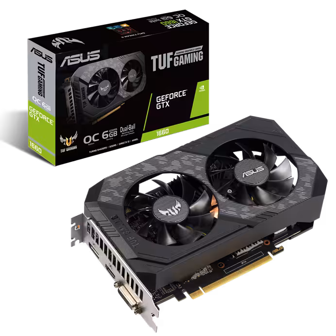 کارت گرافیک TUF Gaming Geforce GTX 1660 6GB Asus