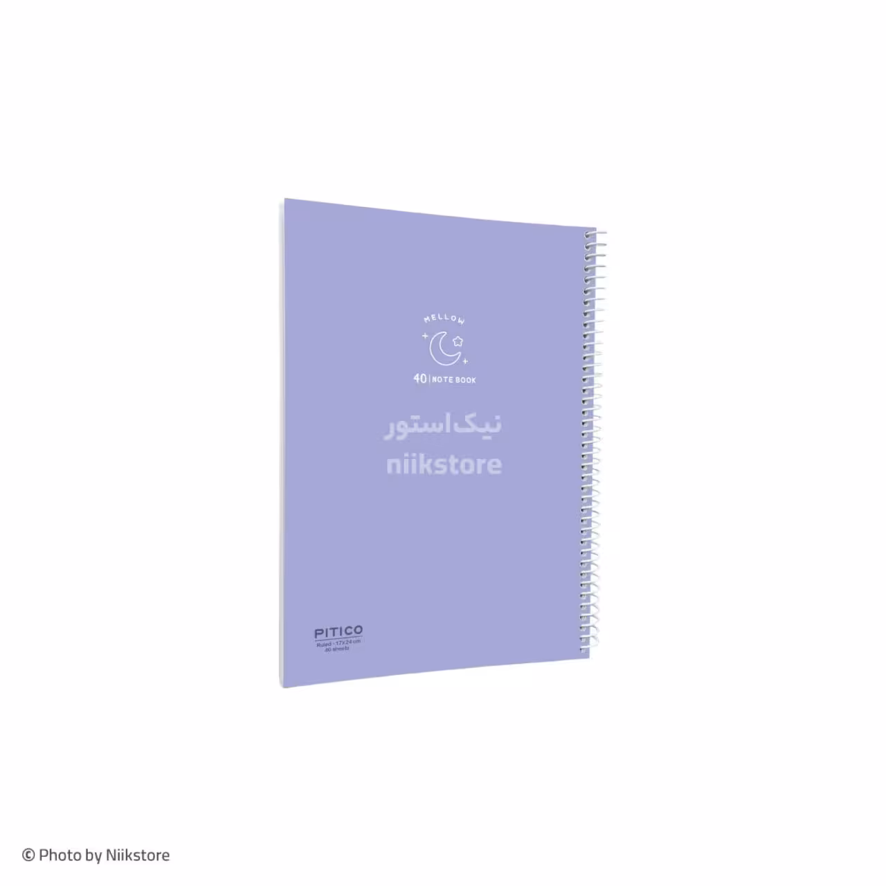 دفتر 40 برگ مجلد سری پاستلی Mellow پیتیکو کد 341
