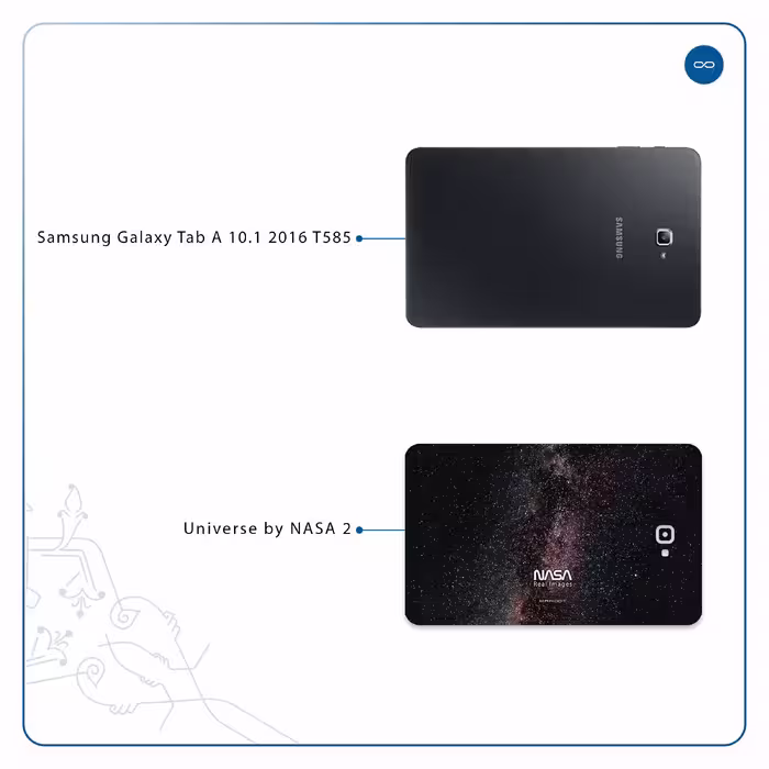برچسب پوششی ماهوت مدل Universe-by-NASA-2 مناسب برای تبلت سامسونگ Galaxy Tab A 10.1 2016 T585