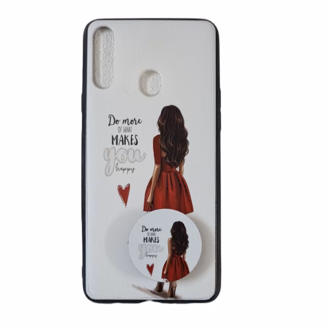 کاور طرح دخترانه کد 718 مناسب برای گوشی موبایل اپل iPhone 7 Plus / 8 Plus به همراه پاپ سوکت
