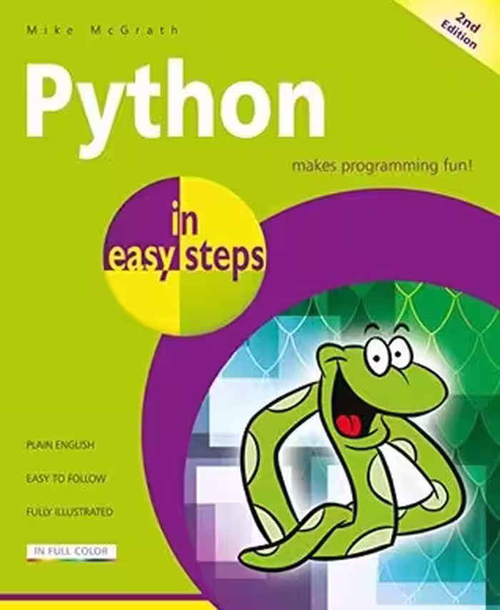 خرید و دانلود نسخه کامل کتاب Python in easy steps: Covers Python 3.7