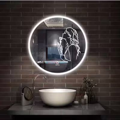 آینه سرویس بهداشتی مدل بک لایت لمسی 89