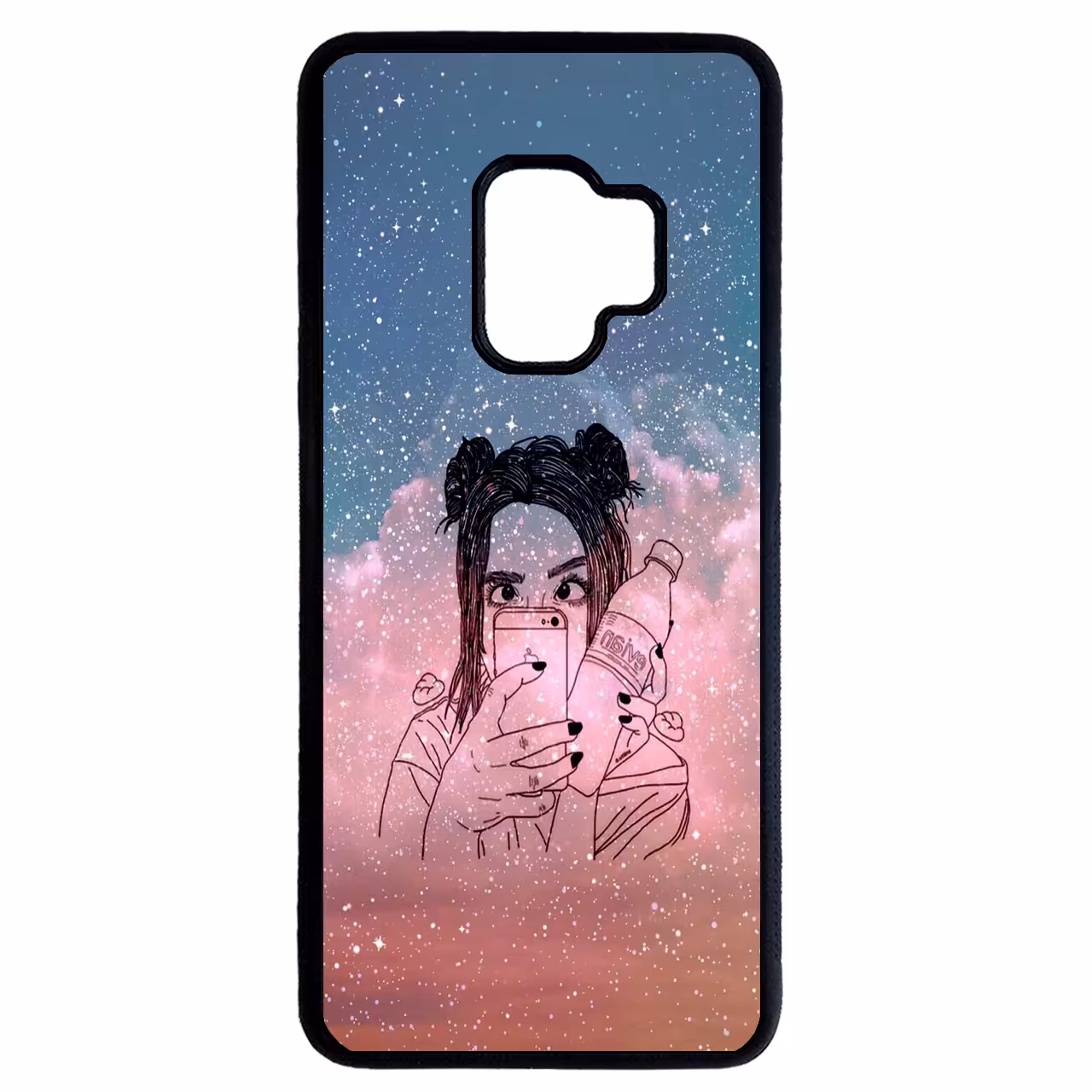کاور طرح دخترانه کد 9074 مناسب برای گوشی موبایل سامسونگ galaxy s9