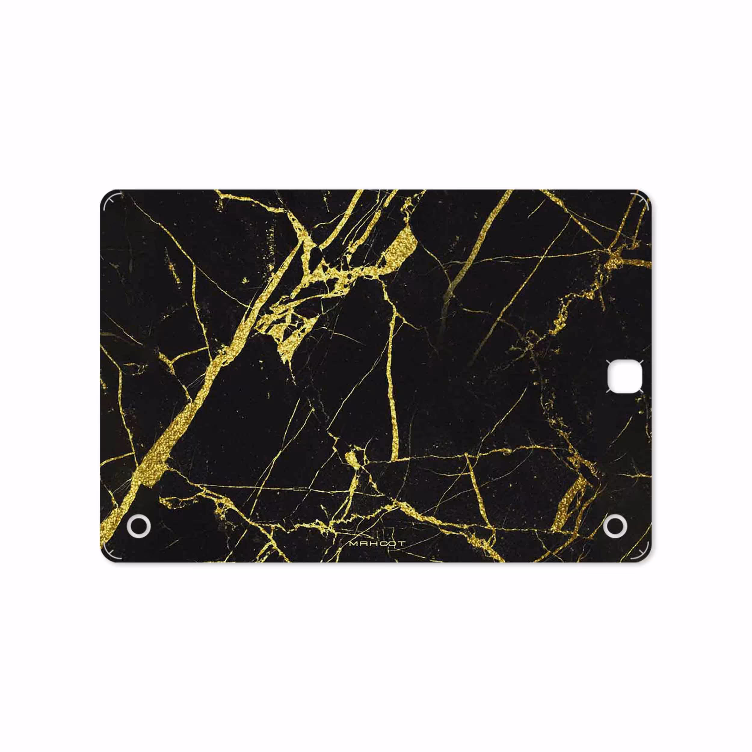 برچسب پوششی ماهوت مدل Graphite-Gold-Marble مناسب برای تبلت سامسونگ Galaxy Tab A 9.7 2015 T550