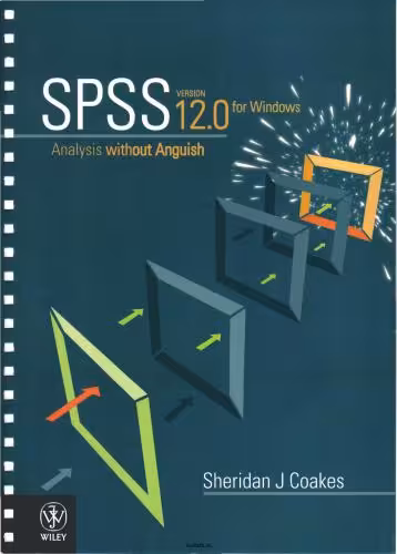 خرید و دانلود نسخه کامل کتاب SPSS Analysis Without Anguish: Version 12.0 For Windows