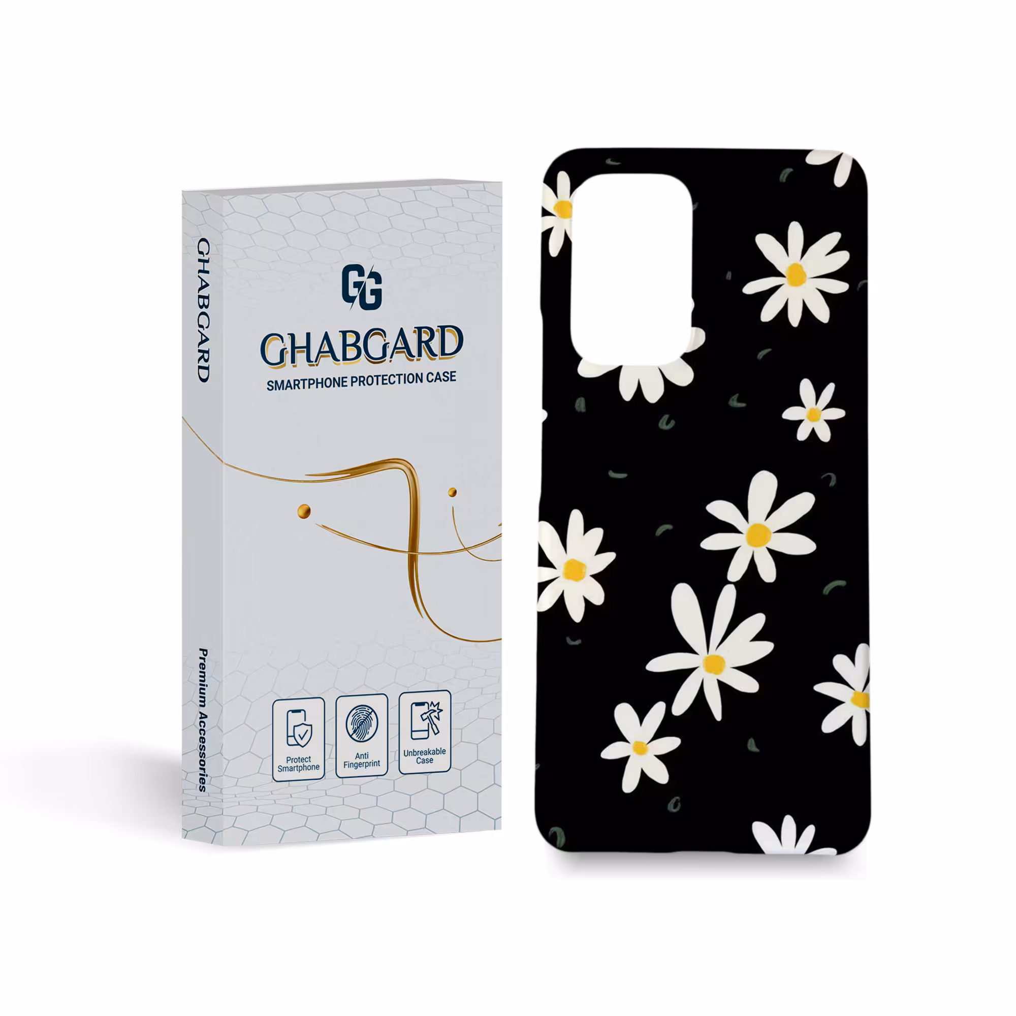 کاور گارد قاب مدل گل مناسب برای گوشی موبایل سامسونگ Galaxy A53   