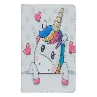 کیف کلاسوری مدل یونی کورن - 06 مناسب برای تبلت سامسونگ Galaxy Tab A7 Lite / T225