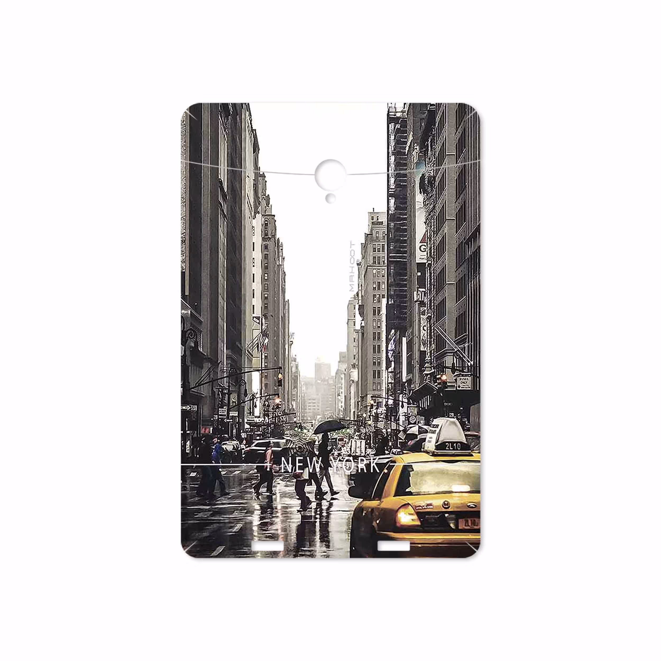 برچسب پوششی ماهوت مدل New York City مناسب برای تبلت وریکو Unipad