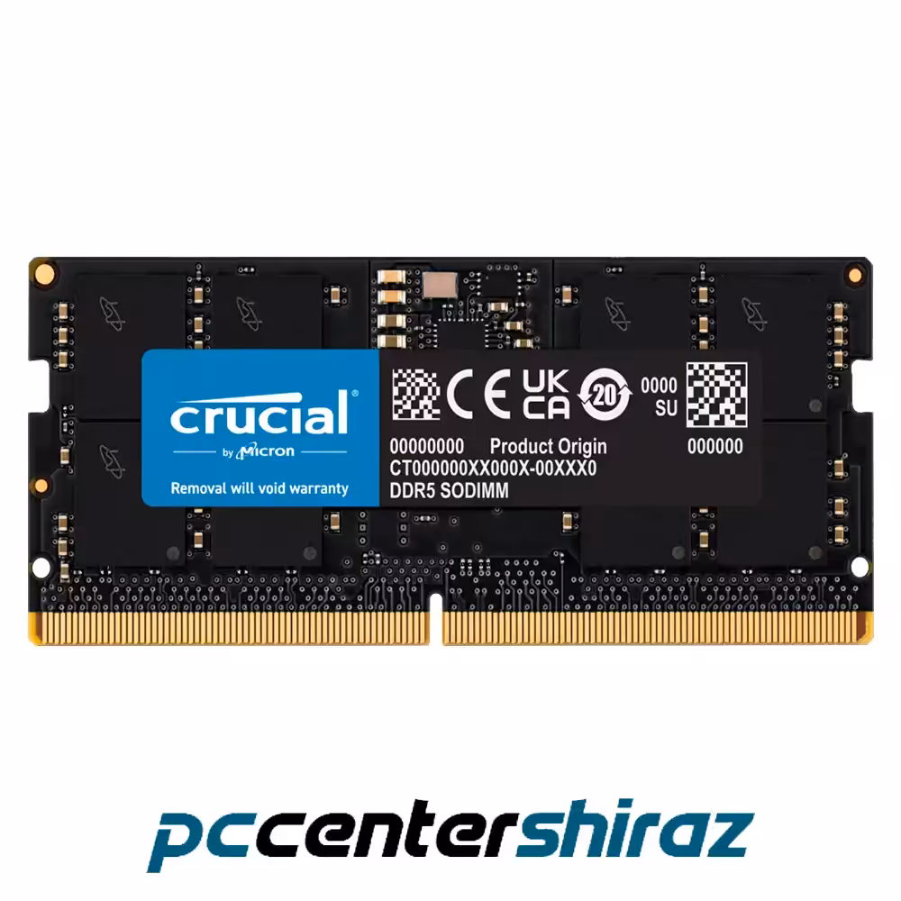 حافظه رم لپتاپ کروشیال 8 گیگابایت مدل Ram Crucial 8GB DDR5 4800MHZ