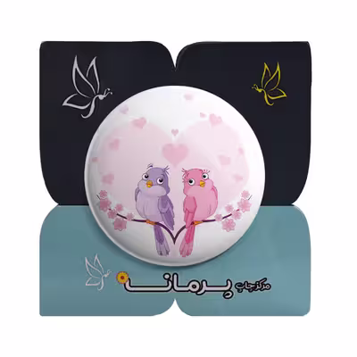 پیکسل پرمانه طرح کبوتر های عاشق کد pm.5316
