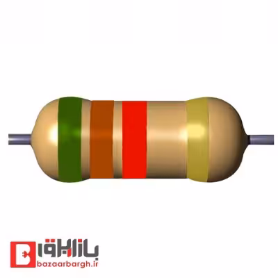مقاومت 5.1 کیلو اهم 1/4 وات 5 درصد