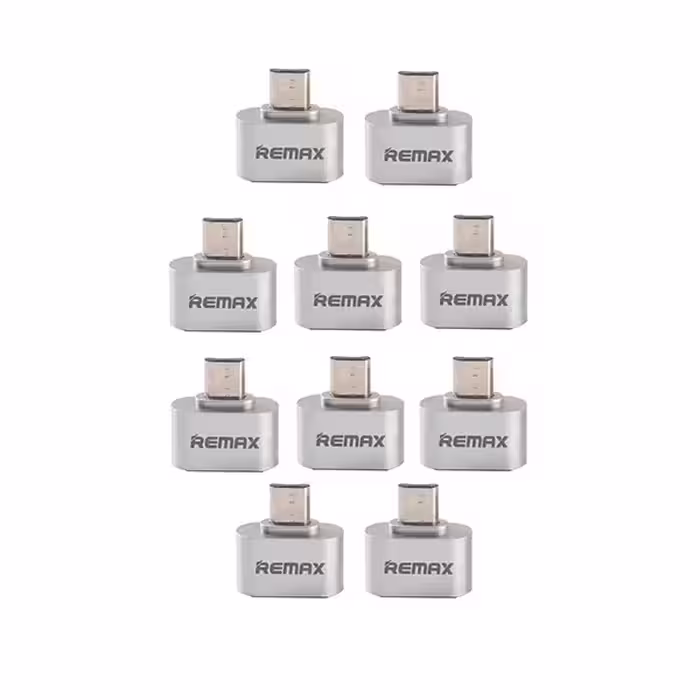 مبدل OTG microUSB ریمکس مدل Pny-10 بسته 10 عددی
