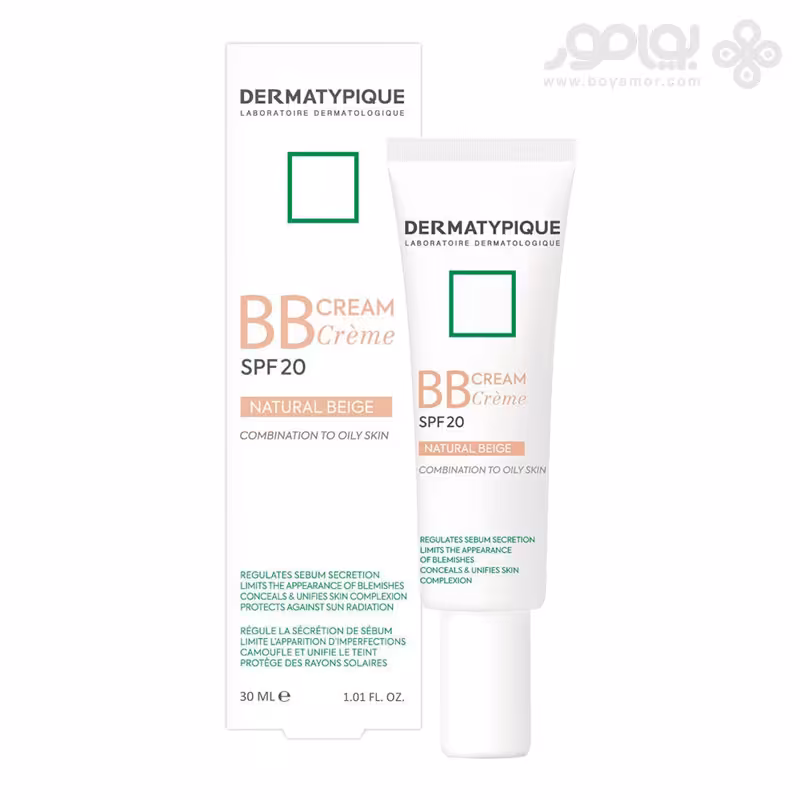 کرم بی بی درماتیپیک SPF20 رنگ بژ طبیعی حجم 30 میل