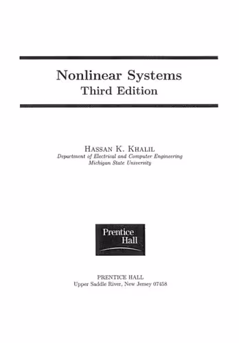 خرید و دانلود نسخه کامل کتاب Nonlinear Systems