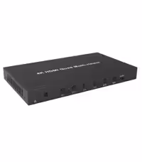 ارسال فوری   ضمانت اصالت کالا   سوئیچ کواد 4 کانال HDMI v2.0 بدون وقفه سوئیچ کواد 4 پورت HDMI با خروجی صدا و ریموت کنترل فرانت FN-Q241M