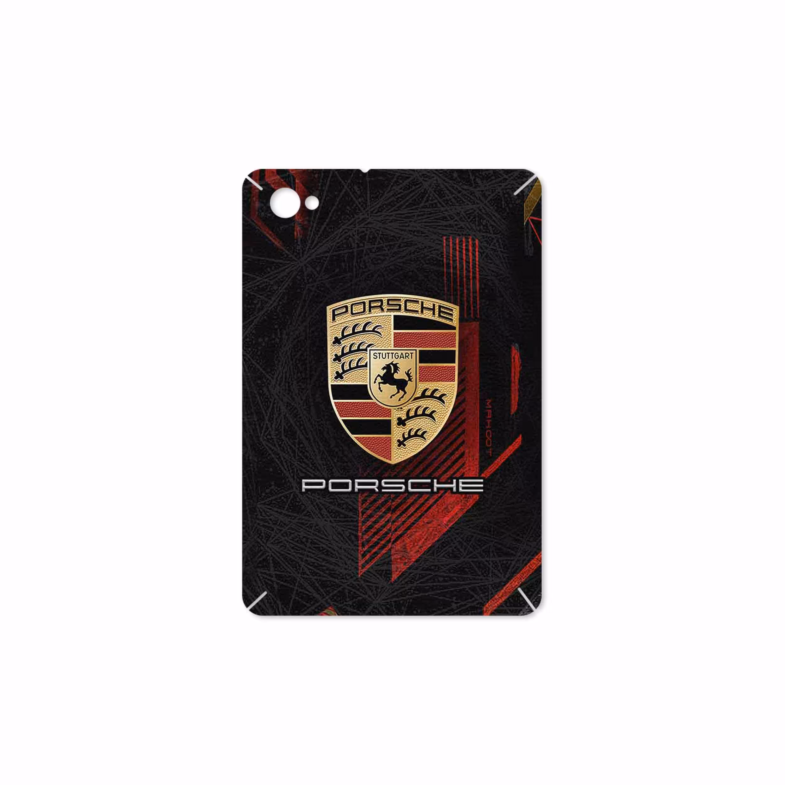 برچسب پوششی ماهوت مدل Porsche-Logo مناسب برای تبلت سامسونگ Galaxy Tab 7.7 2011 P6800