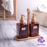 ست جامايع زيبا وانيش چوبی