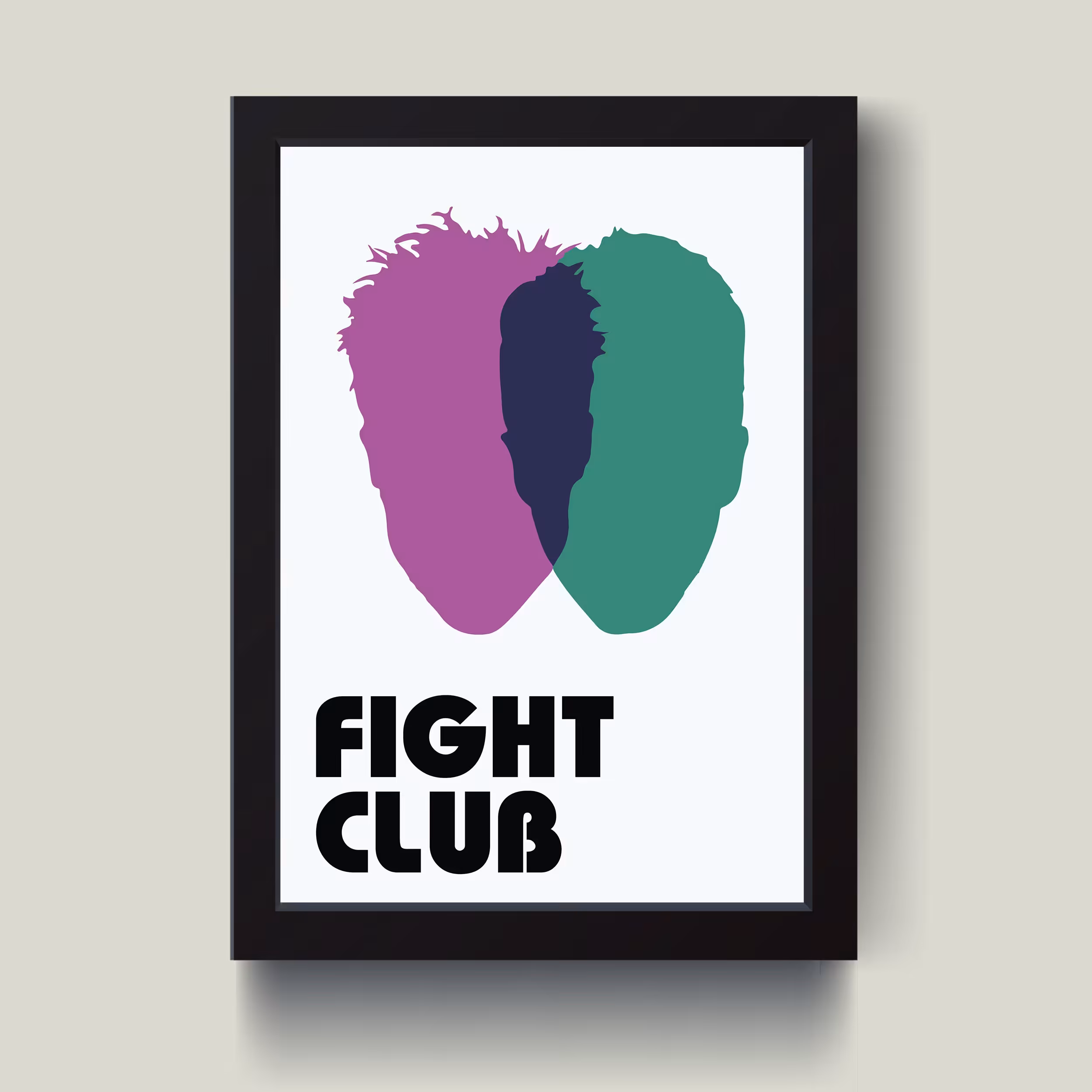 تابلو مدل Fight Club کدS2620-b