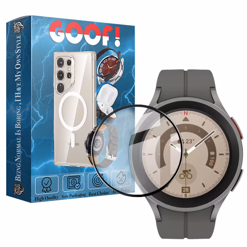 محافظ صفحه نمایش نانو گوف مدل PMMA Protector مناسب برای ساعت هوشمند سامسونگ Galaxy Watch 5 Pro 45mm | کالا برتری