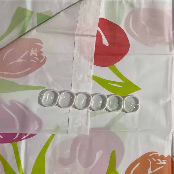 پرده حمام کد PH75 سایز 180x180 سانتی متر