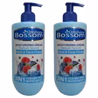 کرم آبرسان انشور بوسوم مدل blueberry حجم 500 میلی لیتر مجموعه 2 عددی