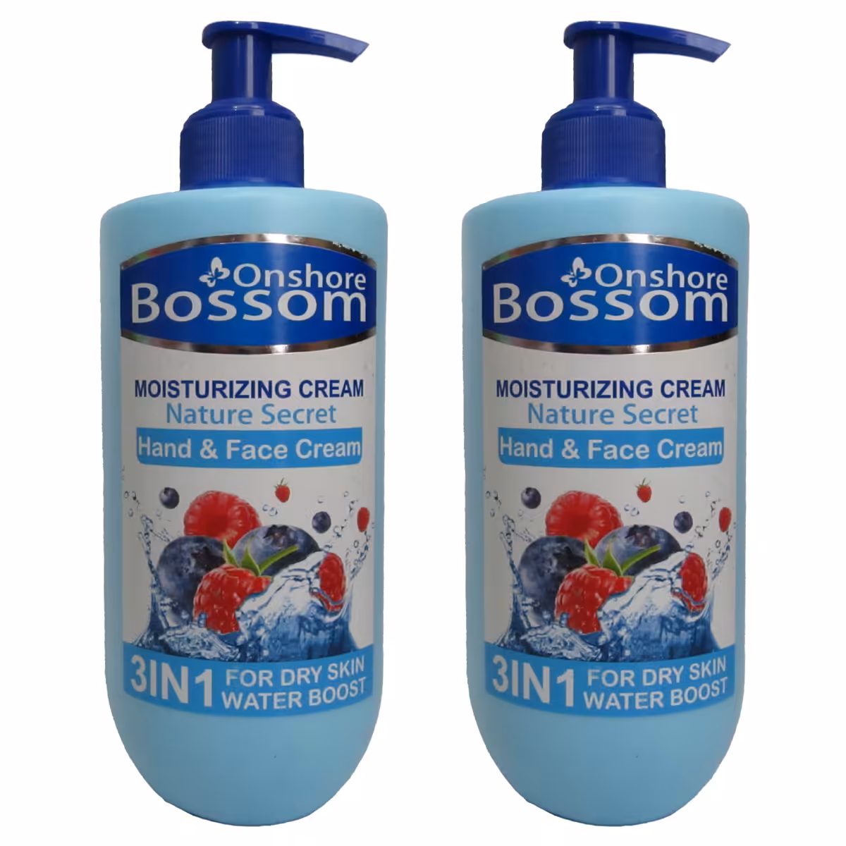 کرم آبرسان انشور بوسوم مدل blueberry حجم 500 میلی لیتر مجموعه 2 عددی