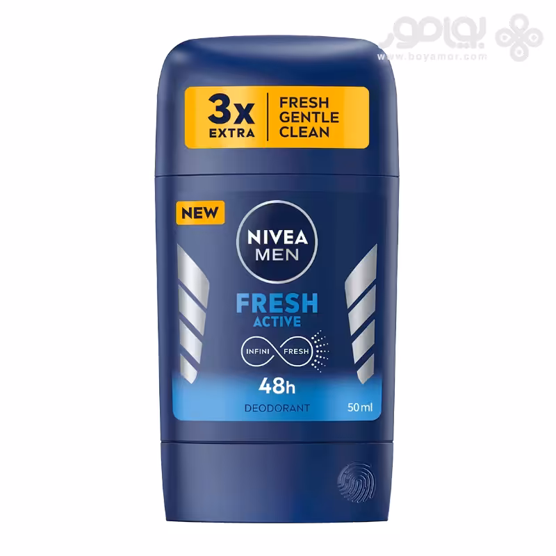 استیک دئودورانت مردانه نیوا مدل FRESH ACTIVE حجم 50 میل