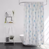 پرده حمام پیسو مدل BZ 51 سایز 180x200 سانتی متر