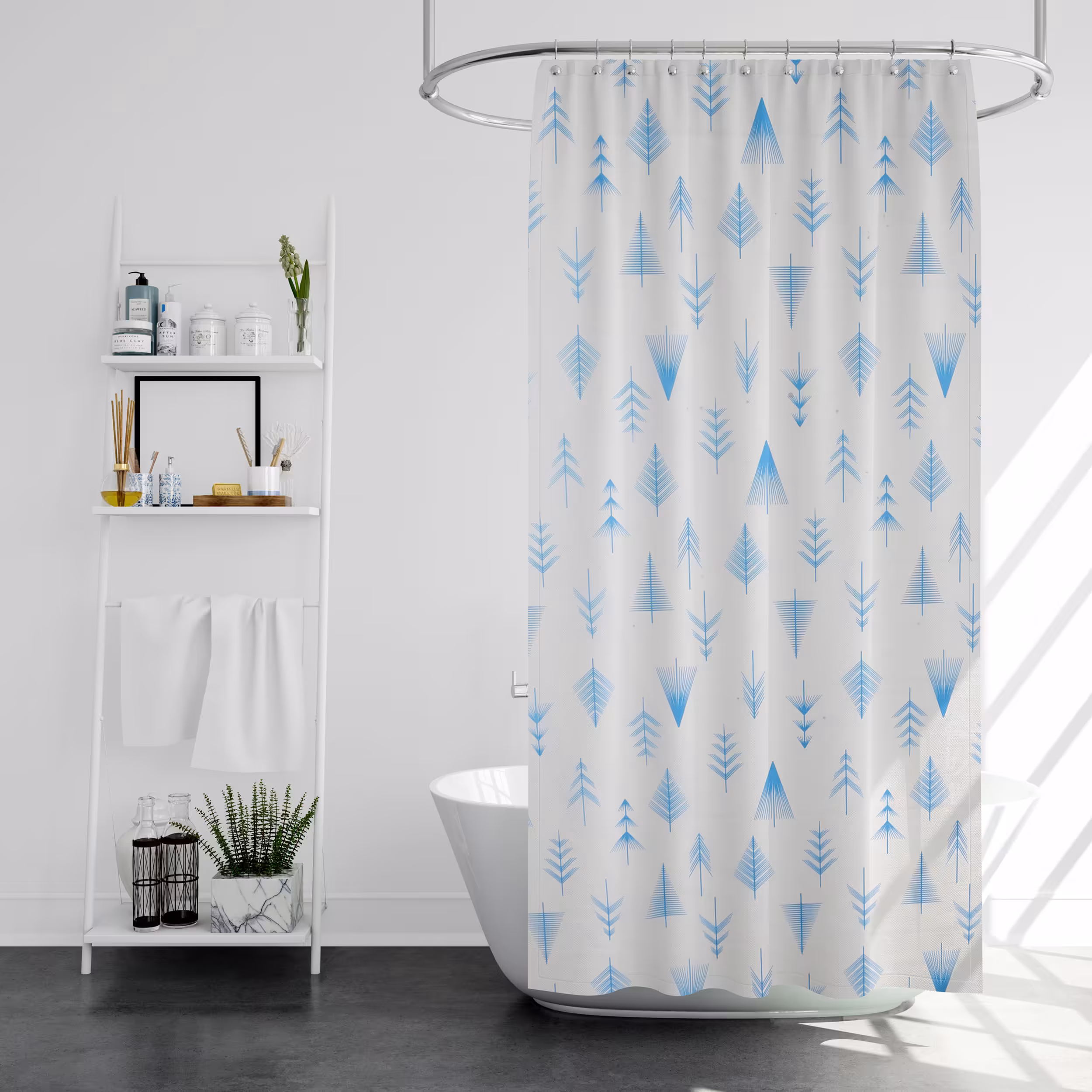 پرده حمام پیسو مدل BZ 51 سایز 180x200 سانتی متر