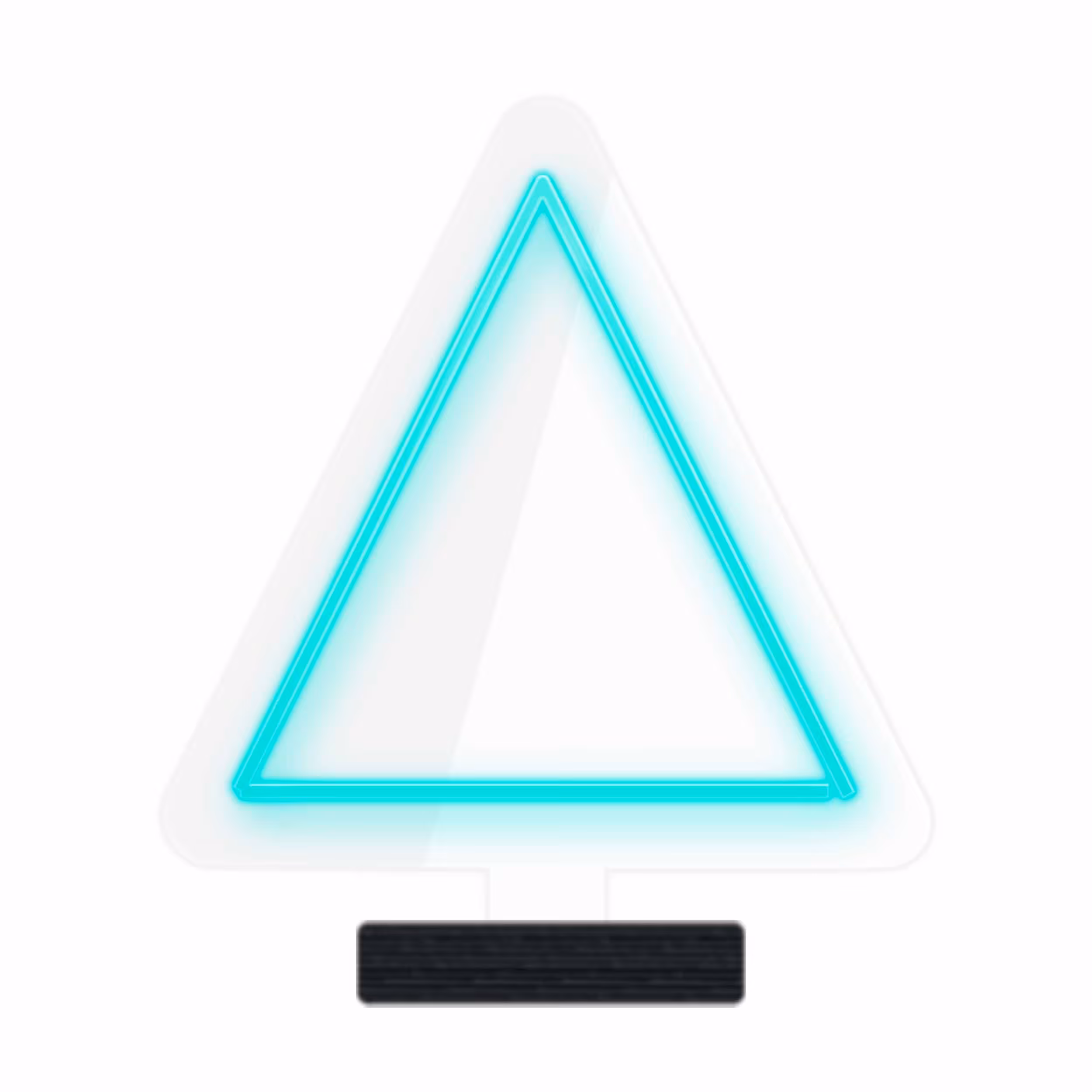 چراغ رومیزی مدل ریموت دار TRIANGLE-GL_TBL-GLASS