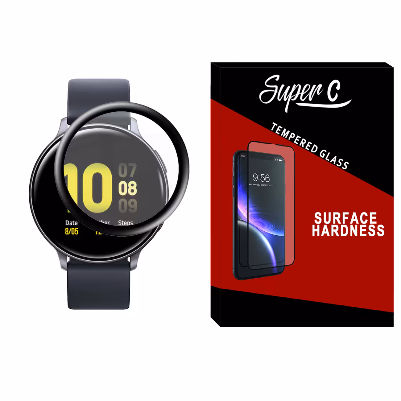 محافظ صفحه نمایش نانو سوپرسی مدل SRC مناسب برای ساعت هوشمند سامسونگ Galaxy Watch Active 44mm