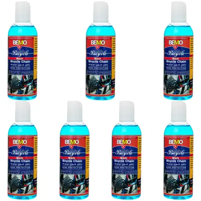مایع زنجیر شوی دوچرخه بمو مدل B10 حجم 250 میلی لیتر بسته 7 عددی