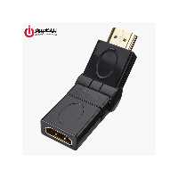 تبدیل کانکتور برل دو سر نر و ماده HDMI دی نت با قابلیت تنظیم زاویه