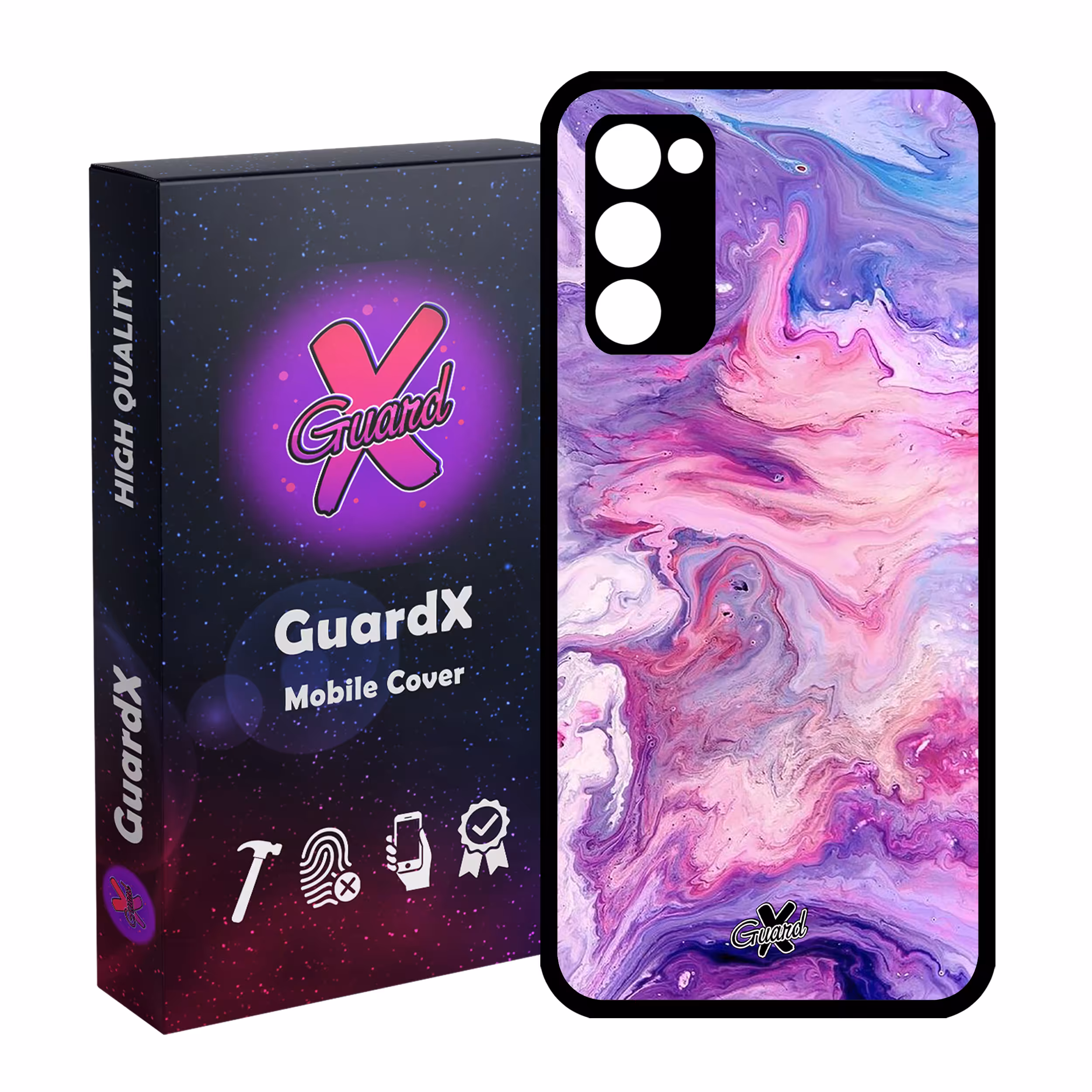 کاور گارد ایکس طرح ماربل مدل Glass10303 مناسب برای گوشی موبایل سامسونگ Galaxy S20 FE