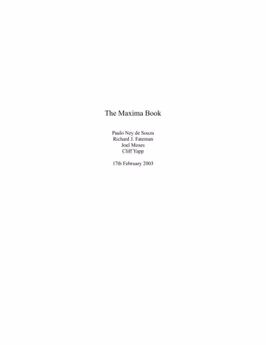 خرید و دانلود نسخه کامل کتاب The Maxima Book