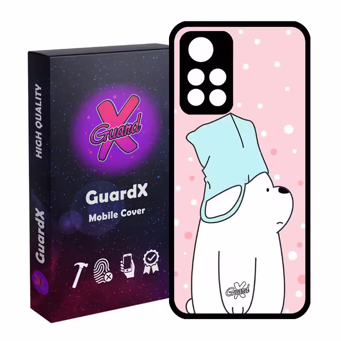 کاور گارد ایکس طرح Bear مدل Glass10019 مناسب برای گوشی موبایل شیائومی Poco M4 Pro 5G/Redmi Note 11T 5G/Redmi Note 11S 5G