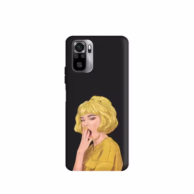 کاور طرح  دختر خوابالو کد y9242 مناسب برای گوشی موبایل شیائومی  Redmi Note 10S
