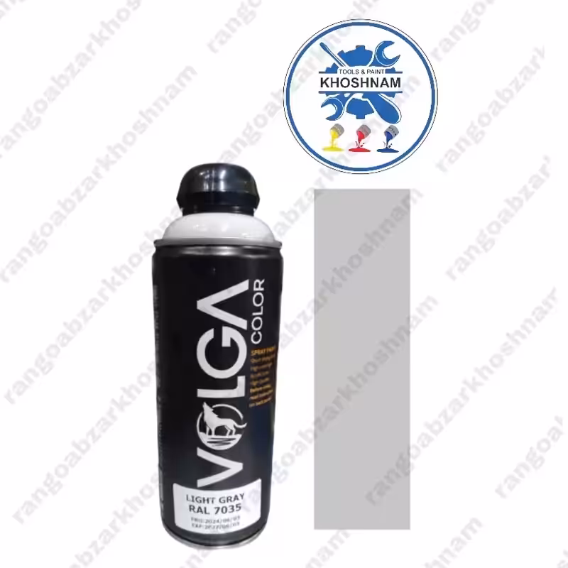 اسپری رنگ ولگا کالر LIGHT GRAY طوسی روشن 7035