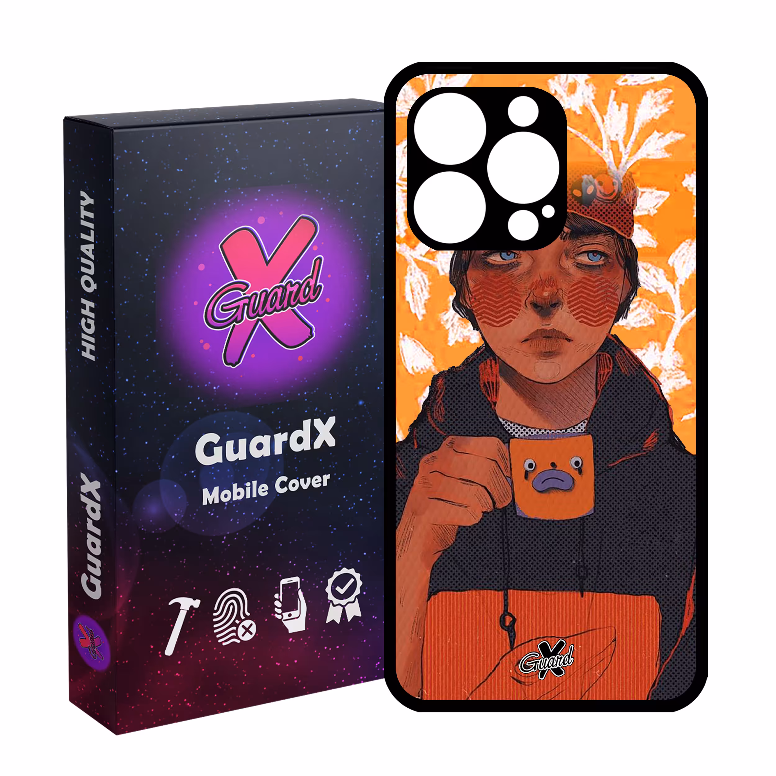 کاور گارد ایکس طرح Girl مدل Glass10319 مناسب برای گوشی موبایل اپل iPhone 13 Pro