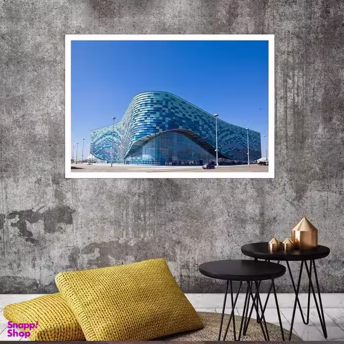 تابلو بکلیت طرح معماری مدرن مدل قاب شاسی W-s8057