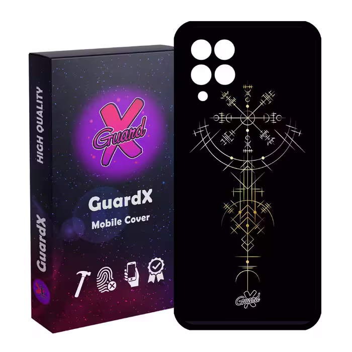 کاور گارد ایکس طرح Shape مدل Glass10238 مناسب برای گوشی موبایل سامسونگ Galaxy A12