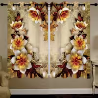 پرده رنس مدل C34-50823 سایز 190x140 سانتی متر