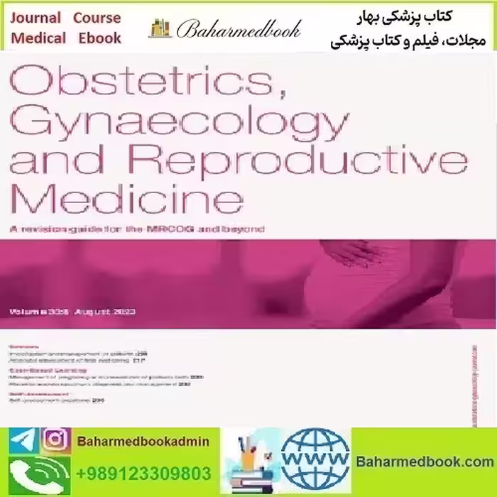 Obstetrics Gynaecology &amp; Reproductive Medicine Volume 32 Issu
