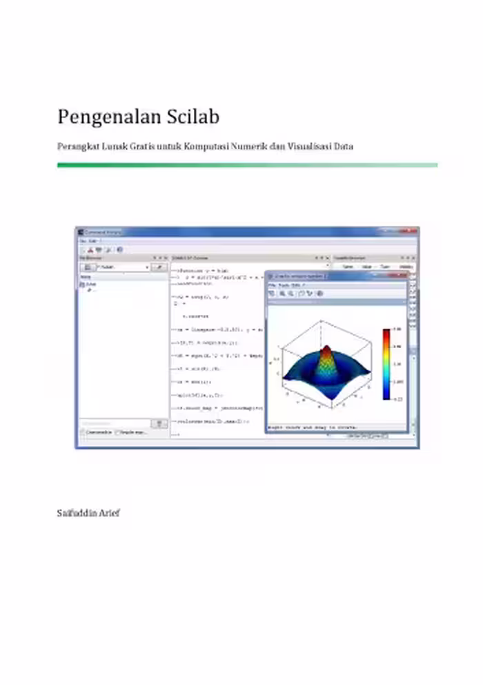 خرید و دانلود نسخه کامل کتاب Pengenalan Scilab