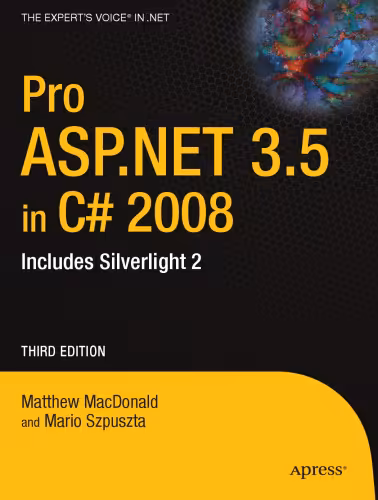 خرید و دانلود نسخه کامل کتاب Pro ASP.NET 3.5 in C# 2008: Includes Silverlight 2