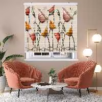 پرده زبرا زیو مدل 3D1124 سایز 150x150 سانتی متر