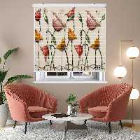 پرده زبرا زیو مدل 3D1124 سایز 150x150 سانتی متر