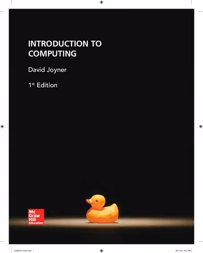 خرید و دانلود نسخه کامل کتاب Introduction to Computing